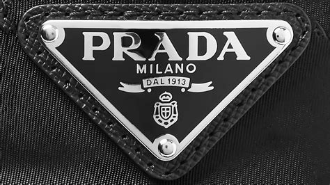 scritta prada originale|authentic prada branding.